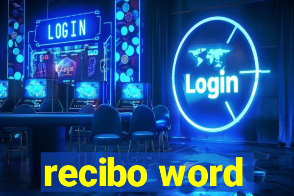 recibo word